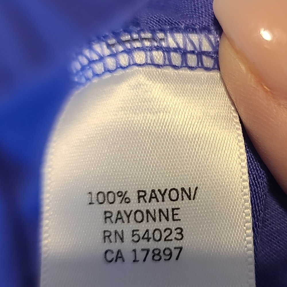 New Banana Republic Twist Front V-neck Rayon Top Med - Picture 5 of 5